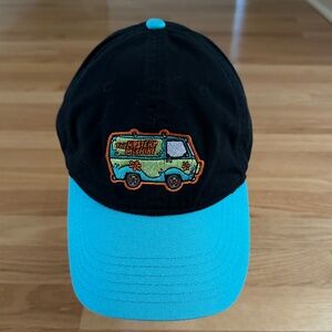 Scooby-Doo Mystery Machine Hat Cap 50th Anniversary Black Teal